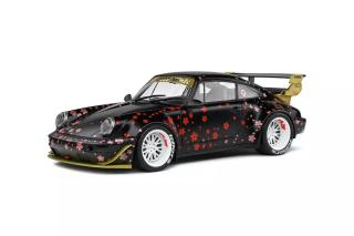 Porsche RWB schwarz AOKI Version 2021 Solido 1:18 Metallmodell